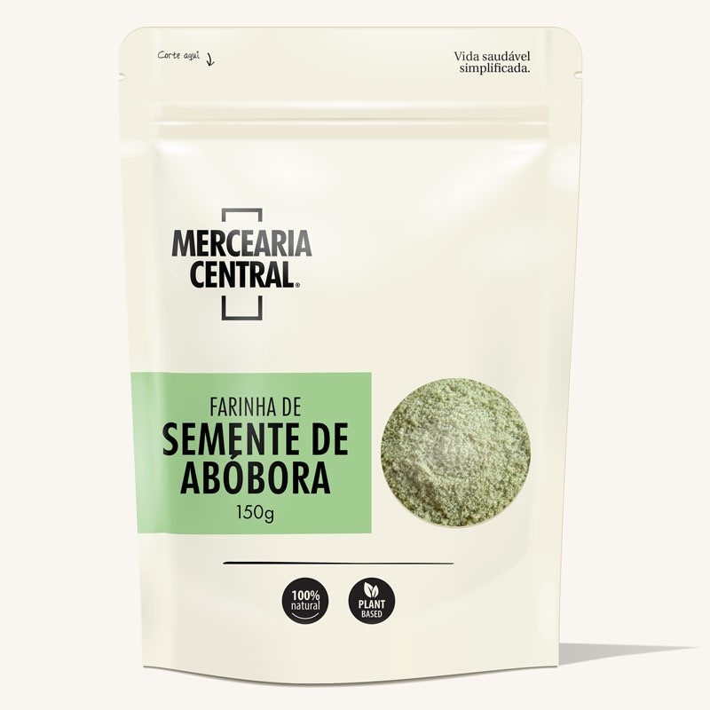 Farinha de Semente de Abobora Mercearia Central 150g