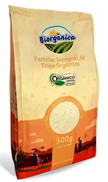 Farinha Integral de Trigo Orgânica Biorgânica 500g
