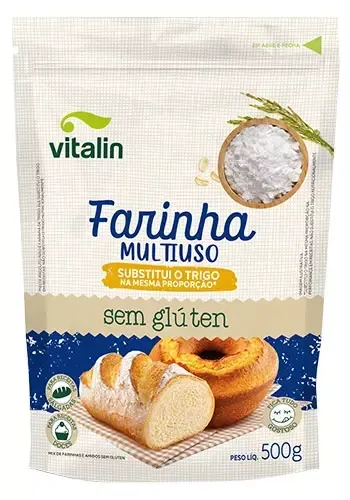 Farinha Multiuso Integral Vitalin 500g