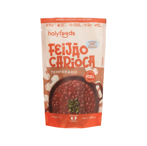 Feijão Carioca Temperado Holy Soup 120g