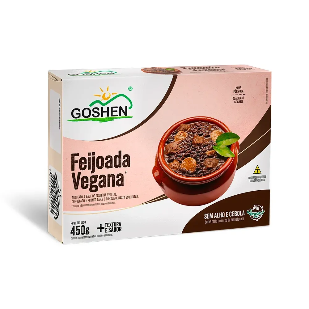Feijoada Vegana De Soja Goshen 450g refrig.