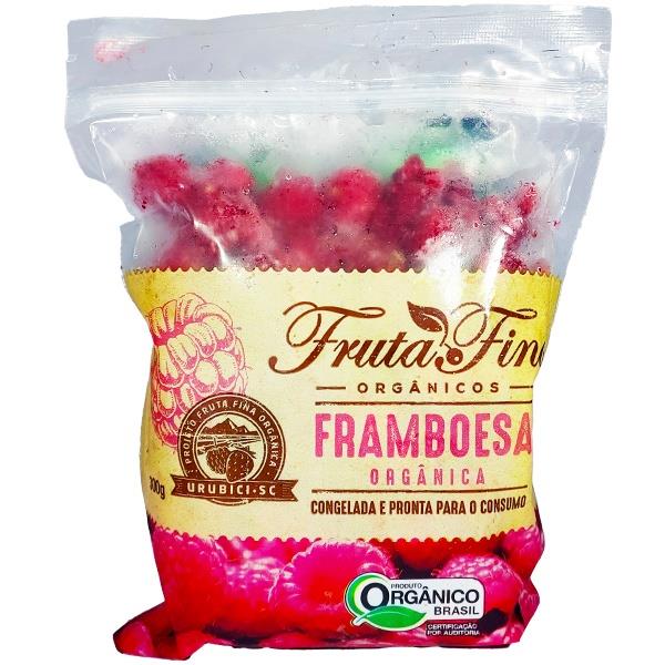 Framboesa Orgânica Congelada Fruta Fina 300g