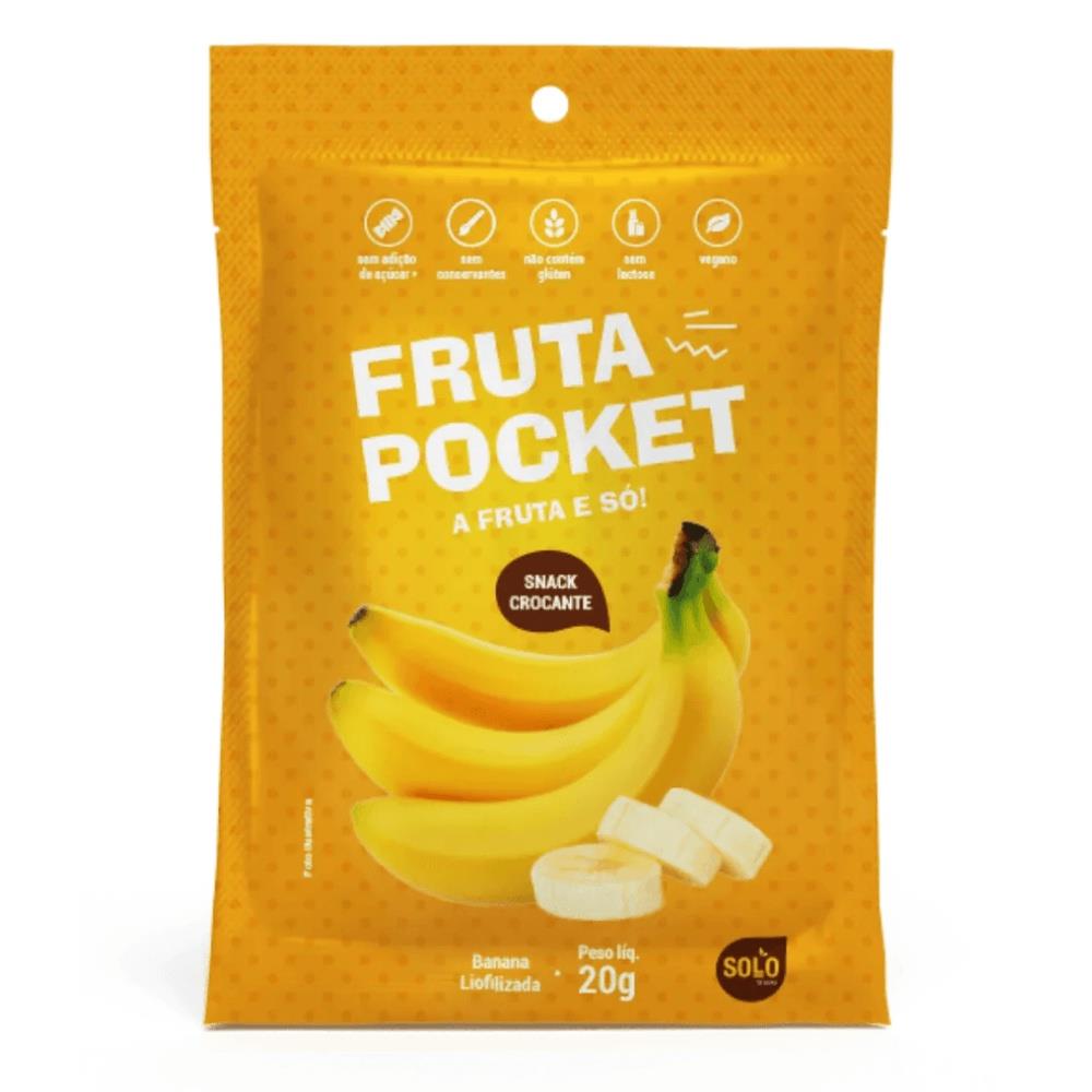 Fruta Pocket Banana Liofilizada Solo 20g