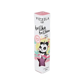 Gloss Infantil Brilha Brilha Cor Vagalume Vizzela 3ml