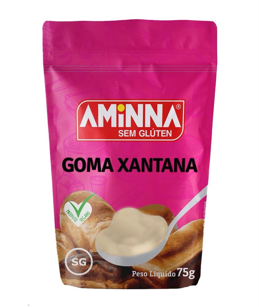 Goma Xantana Sem Glúten Aminna 75g