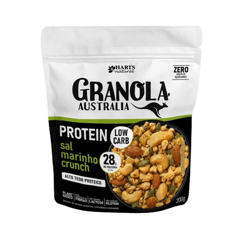 Granola Proteica Sal Marinho Crunch Harts 200g