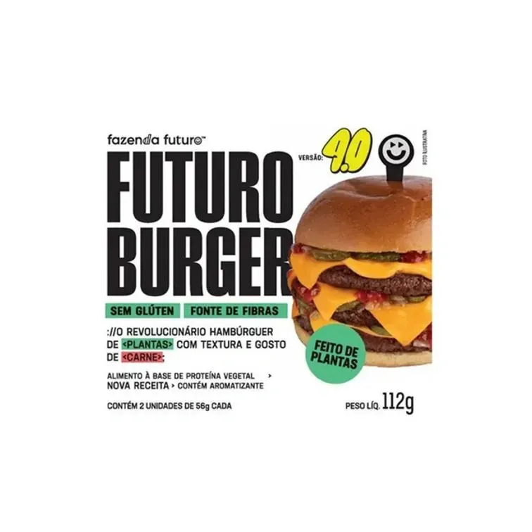 Hambúrguer Vegano Fazenda Futuro 112g refrig.