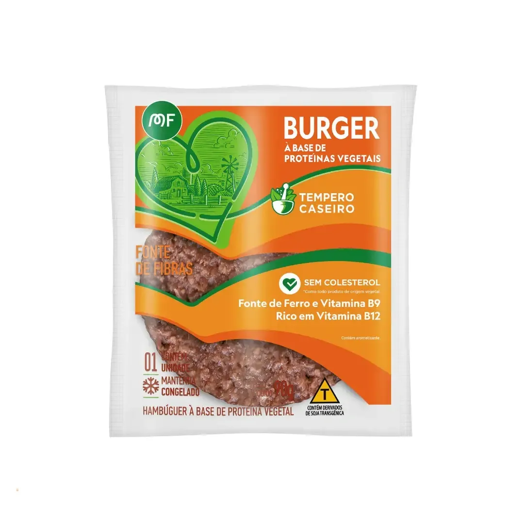 Hamburguer Vegetal Sabor Carne MetaFoods 90g refrig.