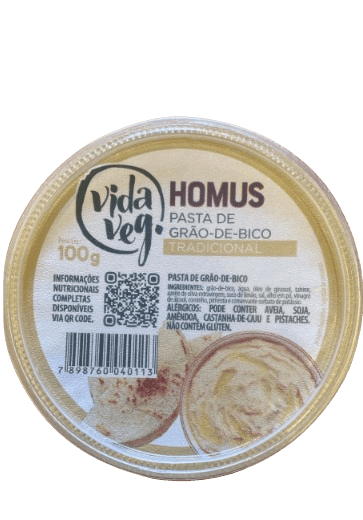 Homus Tradicional Vida Veg 100g refrig