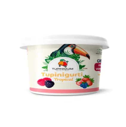 Iogurte Vegetal Grego Frutas Vermelhas Tupinigurti Tupiniquim 130g refrig.