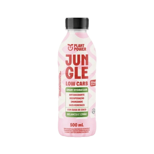 Jungle Isotônico Natural Low Carb Sabor Melancia e Limão 500ml