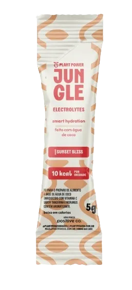 Jungle Sachê Repositor de Eletrólitos Sabor Tangerina e Morango 5g