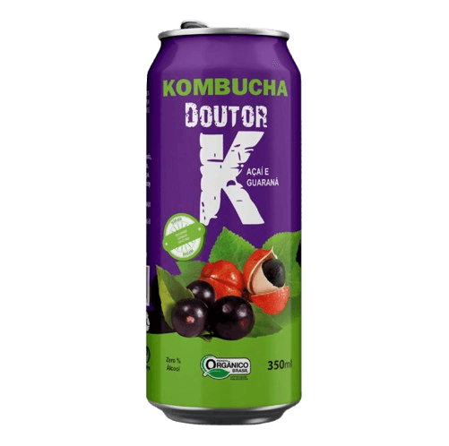 Kombucha Açaí com Guaraná Bewow 350ml refrig.