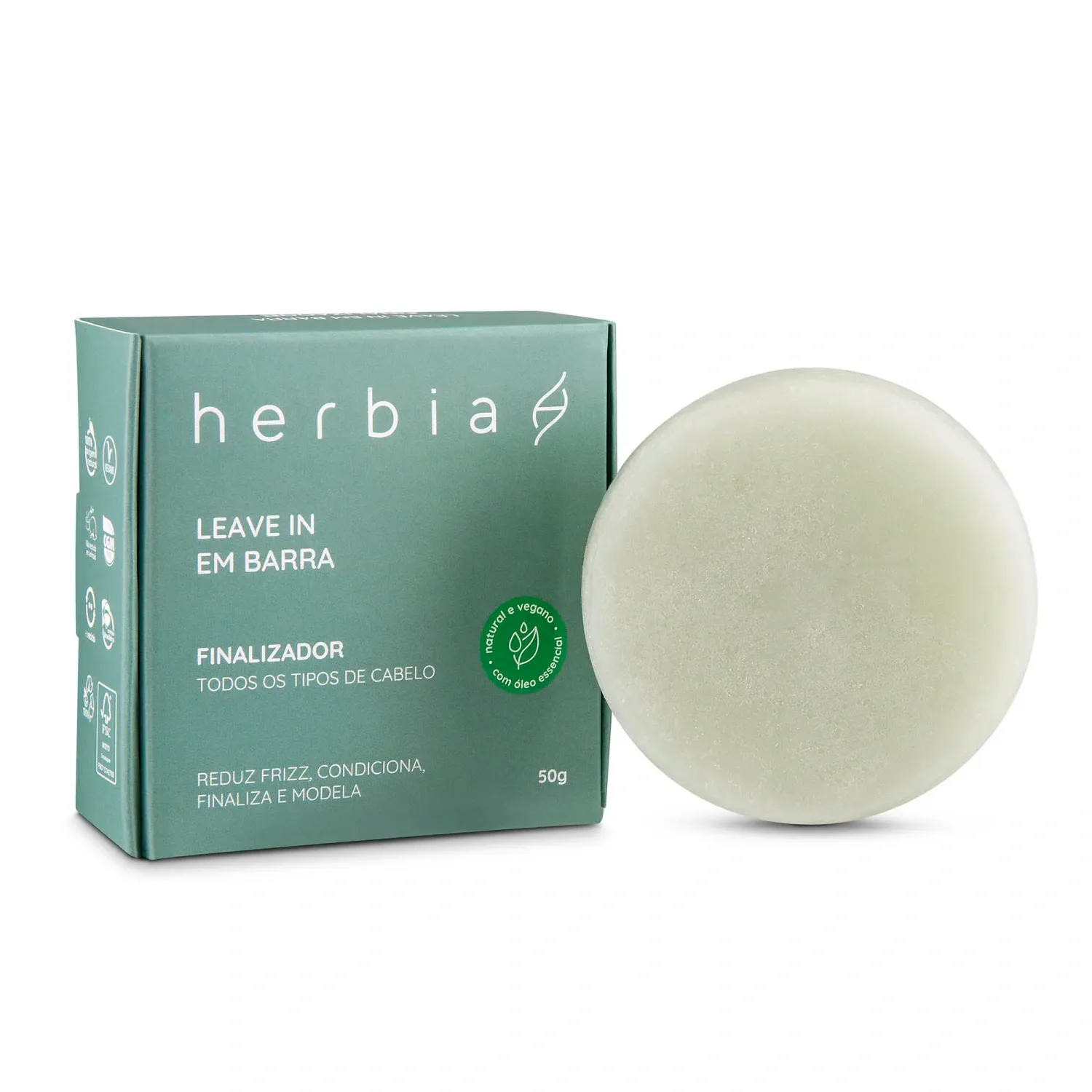 Leave in em barra Finalizador Herbia 50g