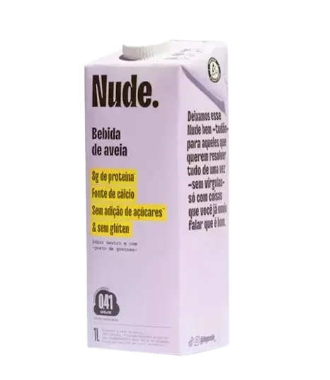 Leite De Aveia Proteico Sabor Neutro Nude 1l