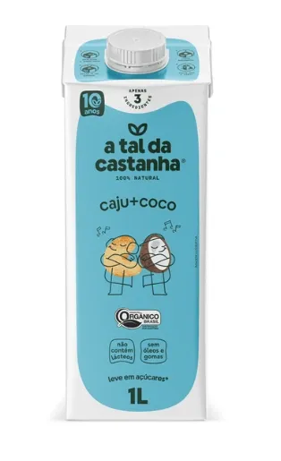 Leite Vegetal Caju e Coco A Tal Da Castanha 1L