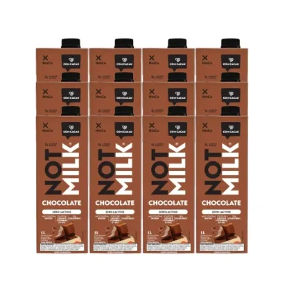 Leite Vegetal Chocolate Notmilk Cx 12