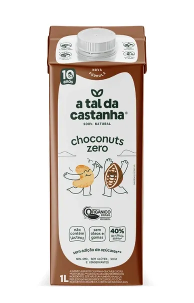 Leite vegetal Choconuts zero A tal da castanha - 1l