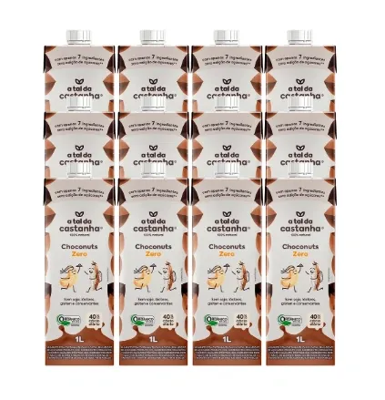 Leite Vegetal Choconuts Zero A Tal Da Castanha Cx 12
