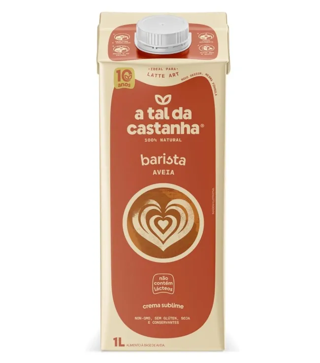 Leite Vegetal de Aveia Sem GLuten Barista A Tal Da Castanha 1L