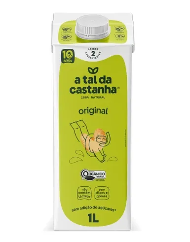 Leite Vegetal Original Orgânico A Tal Da Castanha 1L