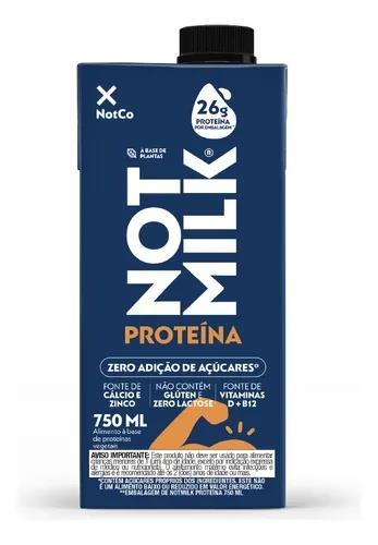 Leite Vegetal Proteico Zero Açucar Notmilk 750ml : ALIMENTOS