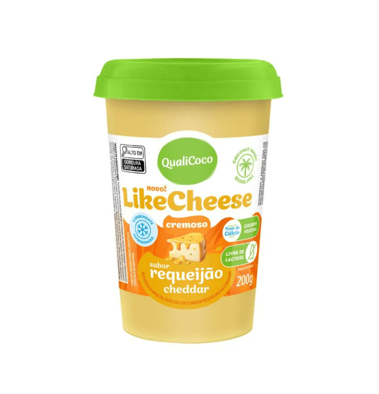 Likecheese Sabor Requeijão Cheddar Qualicoco 200g refrig.