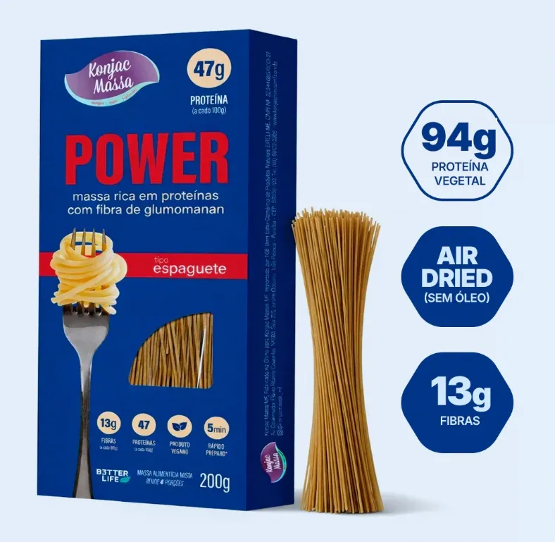 Macarrão Espaguete Power Proteico Konjac 200g