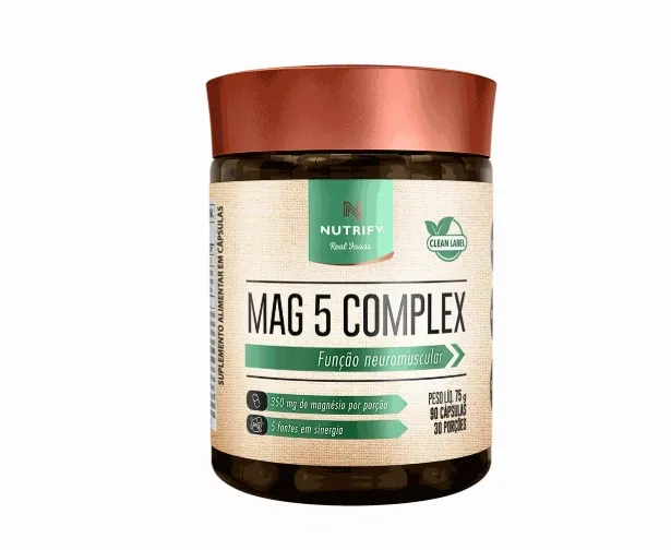 Mag 5 Complex 90 Capsulas Nutrify
