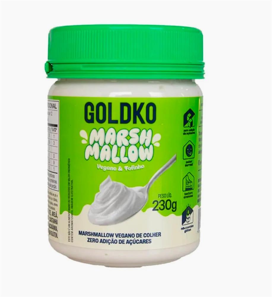 Marshmallow Vegano de Colher Goldko 230g