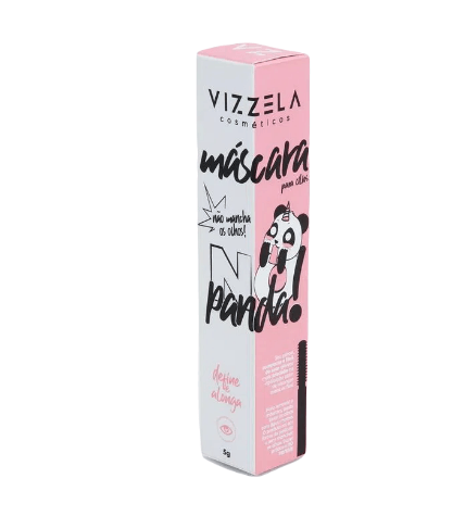 Máscara De Cilios No Panda Vizzela 5g