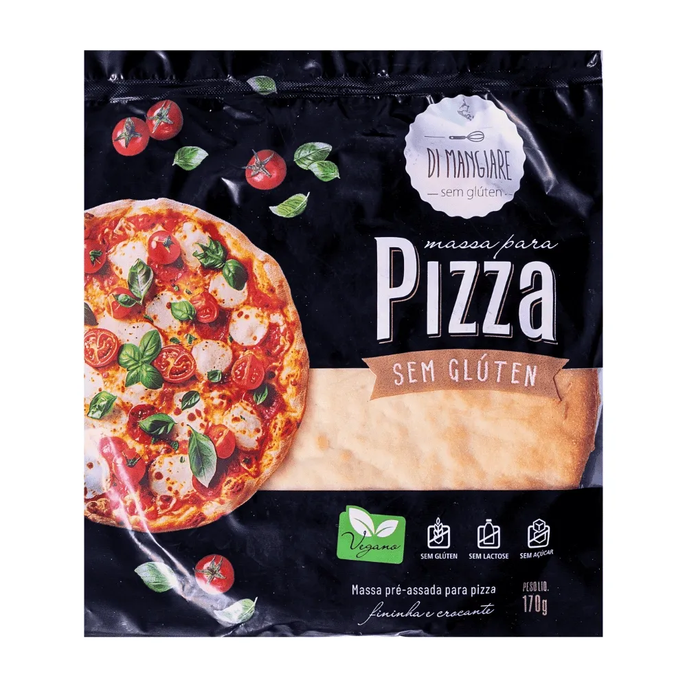 Massa de Pizza Sem Glúten Di Mangiare 170g
