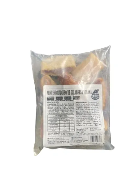 Mini Enroladinho Veg de Calabresa A Casa da Coxinha 300g refrig.