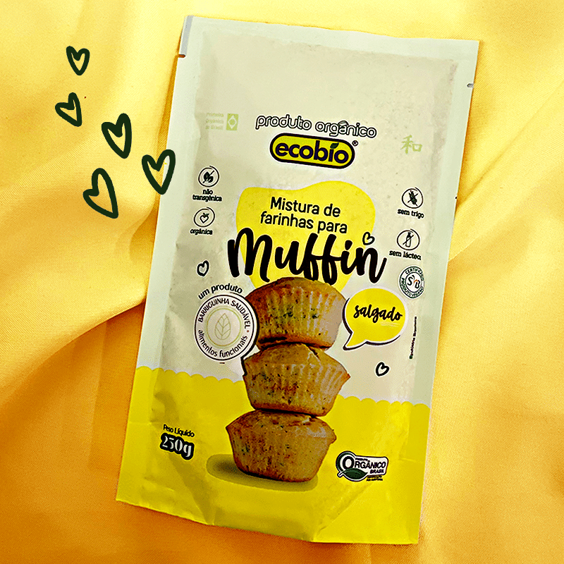 Mistura de Farinha Para Muffin Ecobio 250g