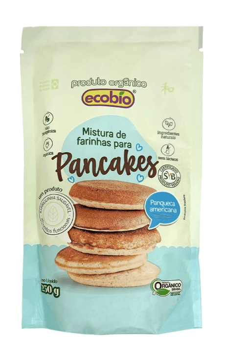 Mistura de Farinha Para Pancakes Ecobio 250g