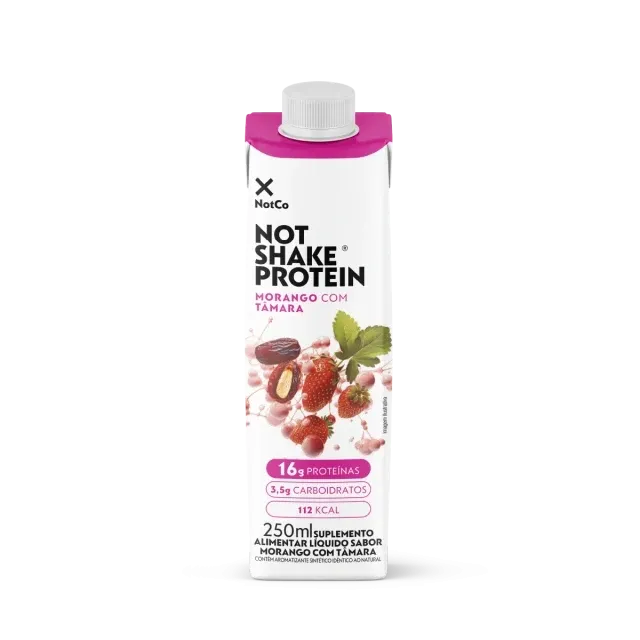 Not Shake Protein Morango com Tâmara Notmilk 250ml