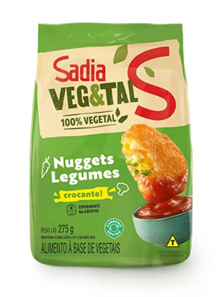 Nuggets De Legumes Sadia Veg&Tal 275g refrig.