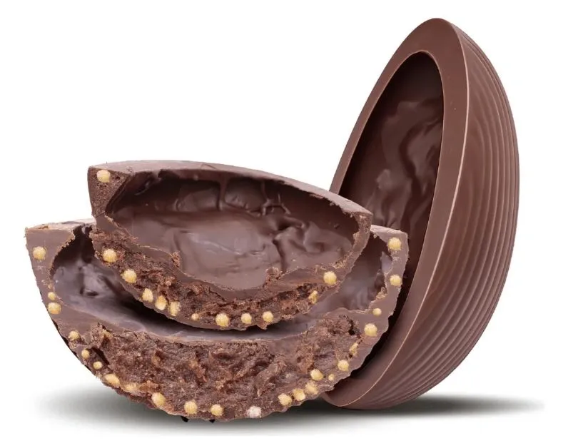 Ovo de Páscoa Vegano Chocoduo Caramel Veganutris 200g refrig.