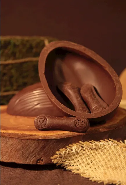 Ovo de Páscoa Vegano Linguinha de Chocolate Tnuva 200g refrig.