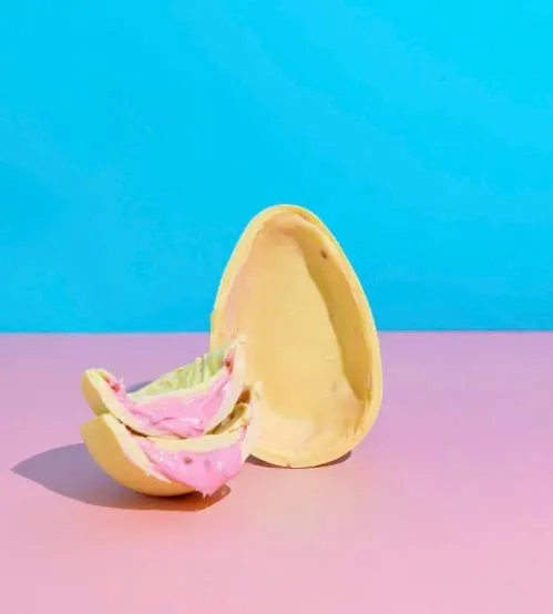 Ovo de Páscoa Vegano Recheado Moranguinho Super Vegan 500g refrig.