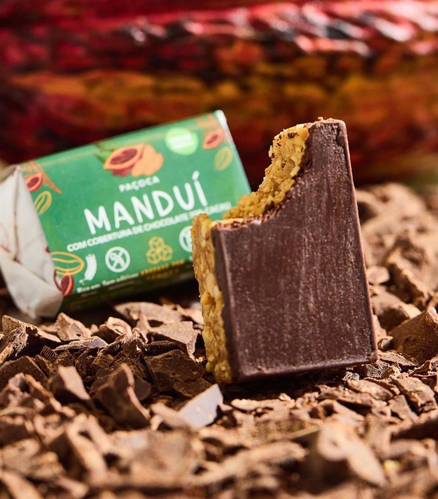 Paçoca Chocolate 70% Cacau Manduí 36g