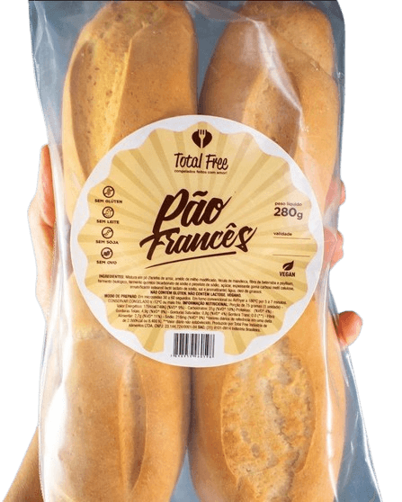 Pao Frances Sem Gluten Total Free 300g refrig.