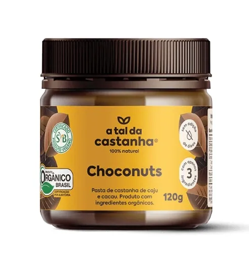Pasta Castanha de Caju Choconuts A Tal da Castanha 120g