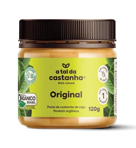 Pasta Castanha de Caju Original A Tal da Castanha 120g