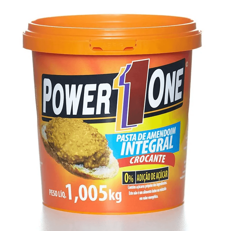Pasta de Amendoim Crocante Power 1 One 1Kg