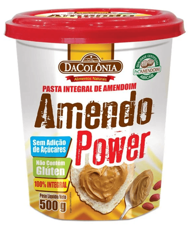 Pasta de Amendoim Integral Amendopower Dacolônia 500g