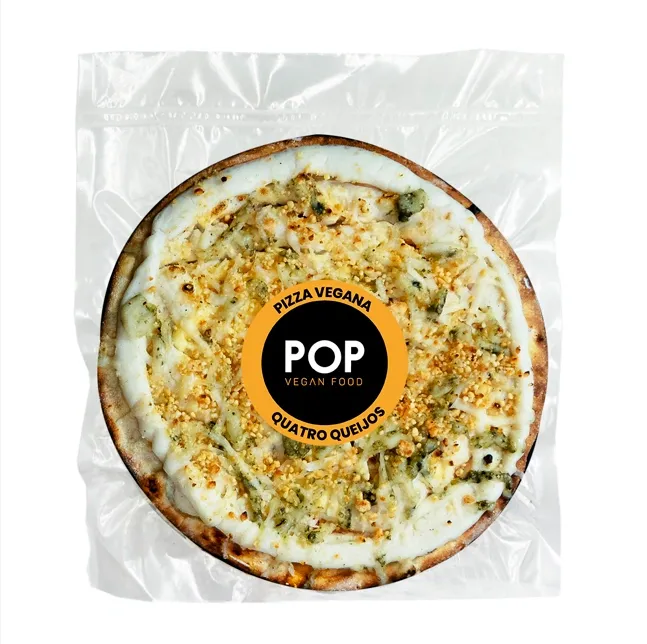 Pizza Vegana Quatro Queijos Pop Vegan 220g refrig.