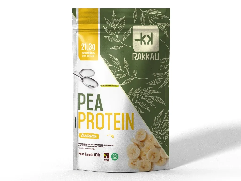 Proteina de Ervilha Sabor Banana Rakkau Pea 600g
