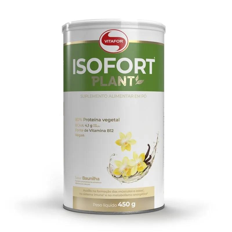Proteina Isofort Plant Baunilha Vitafor 450g