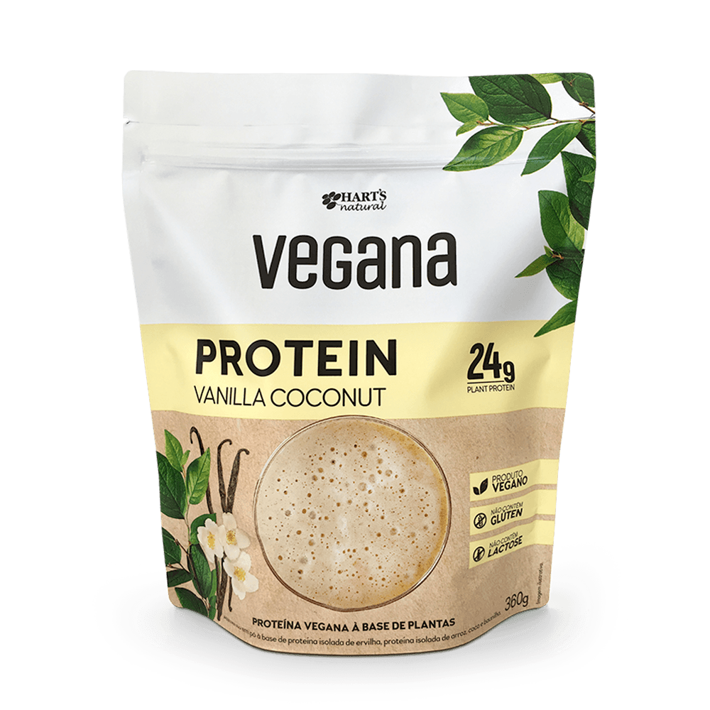 Proteína Vegana Vanilla com Coco Harts 360g